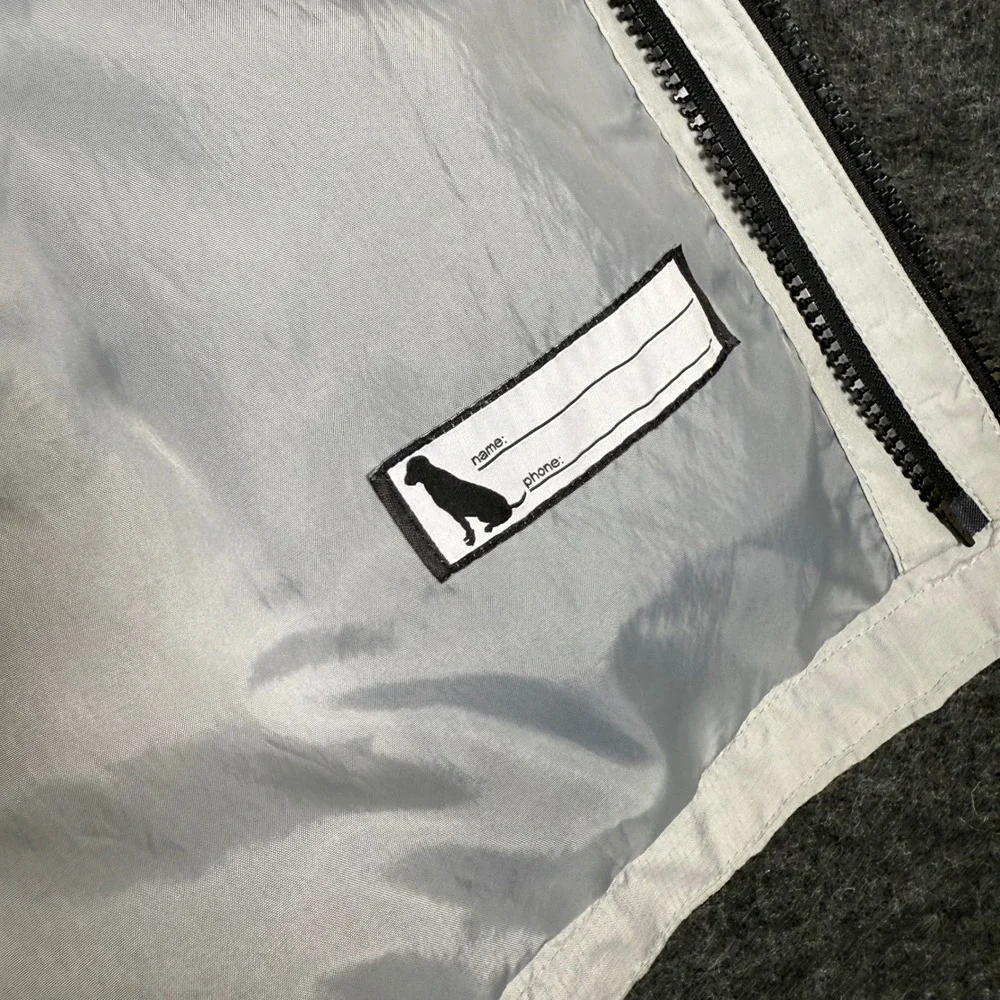 Eddie Bauer Kids Windbreaker Jacket Hooded Lightweight‎ Gray White Size L 14